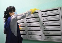 В Королёве проводится ежедневная дезинфекция подъездов и лифтов жилых домов В Королёве проводится ежедневная дезинфекция подъездов и лифтов жилых домов