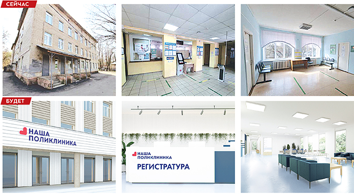 Дизайн интерьера медицинских центров, поликлиник в Москве, цена