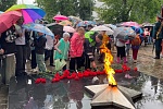 Сотрудники полиции возложили цветы к монументу «Павшим за Родину» в Королёве