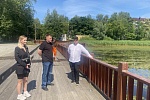 Координатор проекта «Чистая Страна» партии «Единая Россия» Виталий Виноградов принял участие в организации работ по очистке пруда в микрорайоне Юбилейный