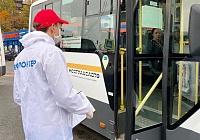 В общественном транспорте Королёва проверяют соблюдение масочного режима