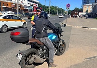 Автоинспекторы в г.о. Королёв провели акцию с водителями мототранспорта