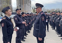 В Королёве состоялся строевой смотр в связи с переходом на летнюю форму одежды